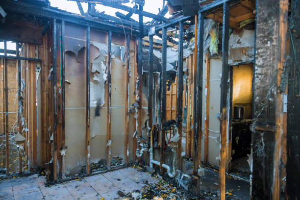 Professional Fire Damage Assessment technician working in Waite Park, MN